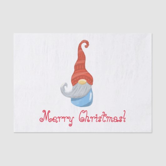 Speelse Gnoom Gezichten Grappig Weefsel Papier – g (Voorkant)