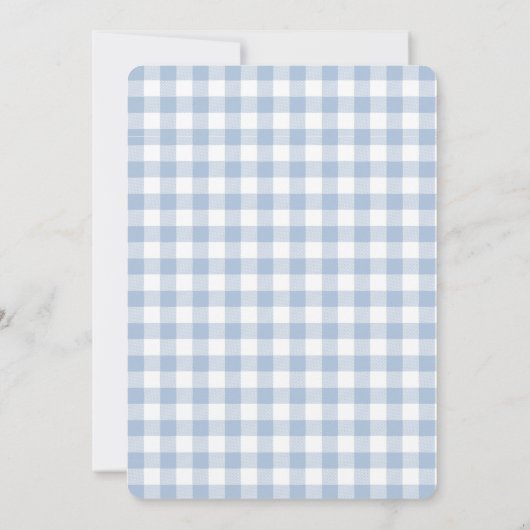 Speelse Goose Baby shower Uitnodiging (Achterkant)