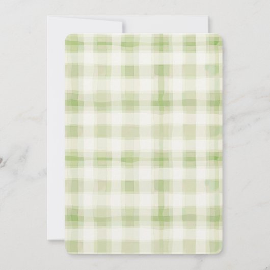 Speelse Goose Baby shower Uitnodiging (Achterkant)