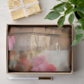 Speelse Gotische Gargoyle Roze Bloemen Decoupage Tissuepapier (Geschenk)