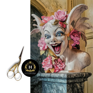 Speelse Gotische Parijs Gargoyle Decoupage Tissuepapier