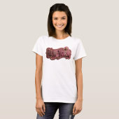 Speelse Goud NEW YORK Shirt Ontwerp (Voorkant volledig)