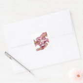 Speelse Gouden Abstracte Label Ontwerp (Envelop)