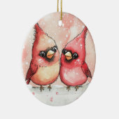 Speelse grafische ontwerpen, Kerstmis Keramisch Ornament (Rechts)