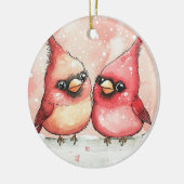 Speelse grafische ontwerpen, Kerstmis Keramisch Ornament (Links)
