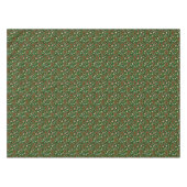 Speelse groene feestelijke gemberkoek snoep patroo tafelkleed (Voorkant (Horizontaal))