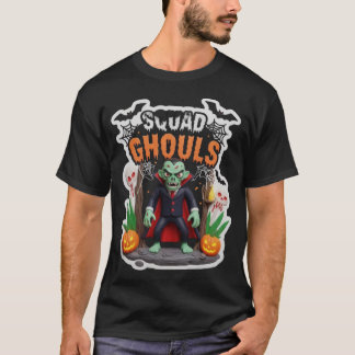 Speelse Halloween-design met vampierpompoen T-shirt
