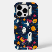 Speelse Halloween Geest Patroon Case-Mate iPhone Case (Achterkant)