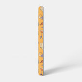 Speelse Halloween geesten en heksen patroon Samsung Galaxy Hoesje (Linkerkant)