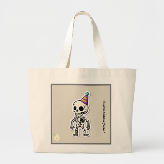 Speelse Halloween illustratie Grote Tote Bag (Voorkant)