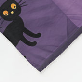 Speelse Halloween Quilt, Fleece Deken – Boe! (Hoek)