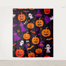 Speelse Halloween Wandkleed