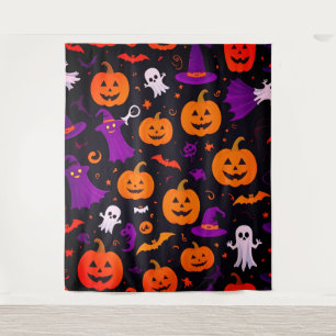 Speelse Halloween Wandkleed