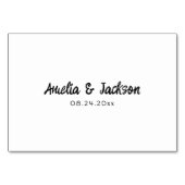 Speelse handgetekende plaatskaart kaart (Achterkant)