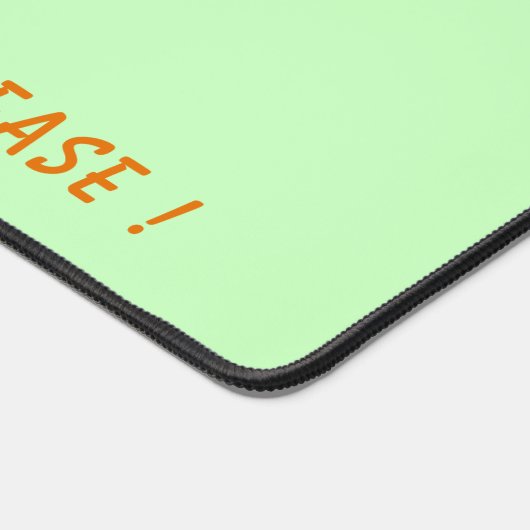 Speelse Happy Duck Custom Kleuren en Tekst Grappig Bureaumat (Hoek)