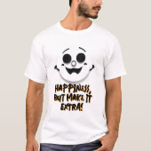 Speelse Happy Face Cartoon T-shirt (Voorkant)