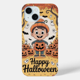 Speelse Happy Halloween Pumpkin iPhone / iPad case