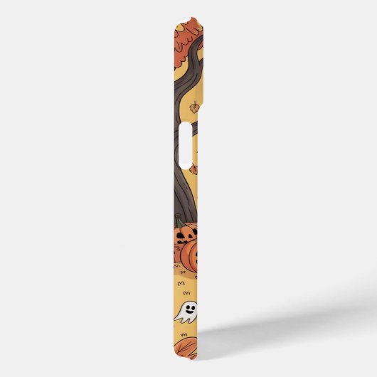 Speelse Happy Halloween Pumpkin iPhone / iPad case (Achterkant / Rechts)