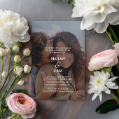 Speelse Happy Photo Bruiloft Kaart