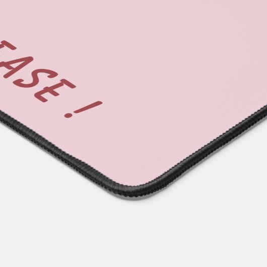 Speelse Happy Sloth Custom Kleuren en Tekst Grappi Bureaumat (Hoek)