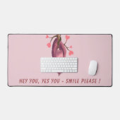 Speelse Happy Sloth Custom Kleuren en Tekst Grappi Bureaumat (Keyboard & Muis)