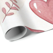 Speelse hartballonnen XOXO Valentijn Cadeaupapier (Rol Hoek)