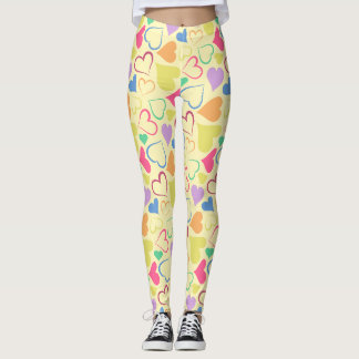 speelse harten leggings