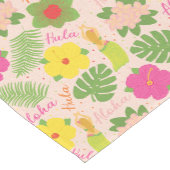 Speelse Hawaiiaanse Hula Danser Tafel Decor Medium Tafelloper (Hoek)