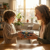 Speelse Heart Classroom: Kleurrijke kunst van Kind Cadeaupapier