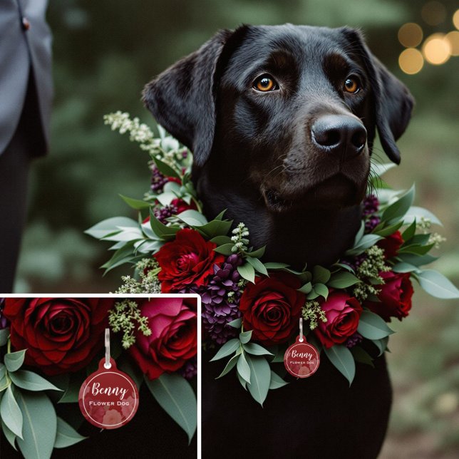 Speelse Herfst Trouwfeest met Vos Huisdierpenning (Celebrate your love with rustic charm and woodland romance!)