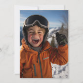 Speelse Highland Koe Gepersonaliseerde Kerstmis Ka Feestdagenkaart (Achterkant)