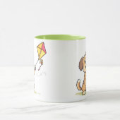 Speelse Hond met Kite Mok - Leuk cadeau voor Dier (Midden)