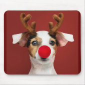 Speelse hond Muismat (Voorkant)