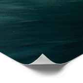 Speelse hond zwemmen onder water ontwerp poster (Hoek)