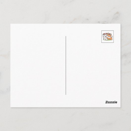 Speelse honden met bloemenkronen – Fun Spring Them Briefkaart (Achterkant)