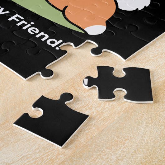 Speelse honden met bloemenkronen – Fun Spring Them Legpuzzel (Zijkant)