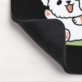 Speelse honden met bloemenkronen – Fun Spring Them Muismat (Hoek)