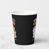 Speelse honden met bloemenkronen – Fun Spring Them Papieren Bekers (Links)