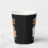 Speelse honden met bloemenkronen – Fun Spring Them Papieren Bekers (Rechts)