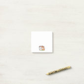 Speelse honden met bloemenkronen – Fun Spring Them Post-it® Notes (Op bureau)