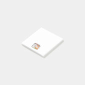 Speelse honden met bloemenkronen – Fun Spring Them Post-it® Notes (Schuin)