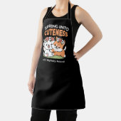 Speelse honden met bloemenkronen – Fun Spring Them Schort (Insitu)