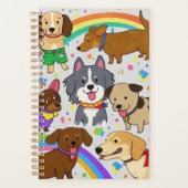 Speelse honden Puppies Planner (Voorkant)