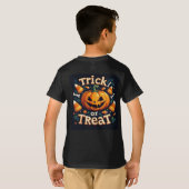 Speelse Jack O Lantern Met Candy Corn Snoepjes 🎃 T-shirt (Achterkant volledig)