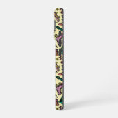 Speelse jaren 80 Doodle Art Pattern iPhone 16 Hoesje (Linkerkant)