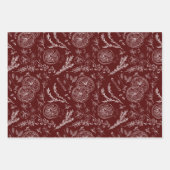 Speelse Juweeltoon Moderne Nordic Line Art Inpakpapier Vel (Voorkant 3)