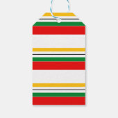 Speelse kabouters grillige lettertypen vrolijk ker cadeaulabel (Achterkant)