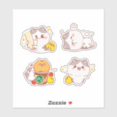 Speelse Kat Freebie Set Sticker (Vel)