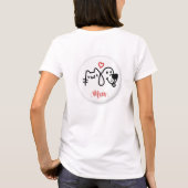 Speelse kat met garen | Schattige Cat Lover T-shir T-shirt (Achterkant)