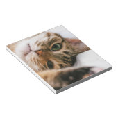 speelse kat notitieblok (Schuin)